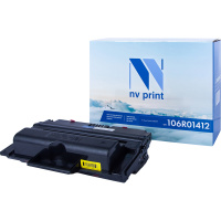 Картридж лазерный Nv Print 106R01412, черный, совместимый