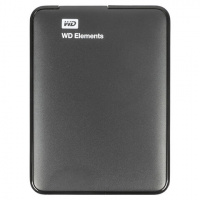 Внешний жесткий диск WD Elements Portable 1TB, 2.5', USB 3.0, черный, WDBUZG0010BBK-WESN