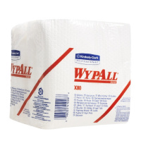 Протирочные салфетки Kimberly-Clark WypAll Х80 8388, листовые, 50шт, 1 слой, белые