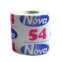 Туалетная бумага Comfy Nova 54 светло-серая, 1 слой, 30м