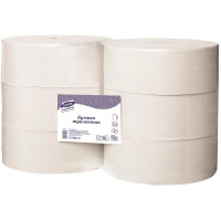 Туалетная бумага Luscan Professional в рулоне, белые, 525м, 1 слой, 6 рулонов