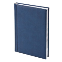 Ежедневник полудатированный Brunnen Оптимум Торино синий, А5, 180 листов