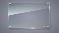 Доска магнитная маркерная стеклянная Cactus CS-GBD 65x100см, прозрачная