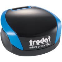 Оснастка для печати карманная Trodat Micro Printy, O42мм, пластмассовая, синяя (163187)