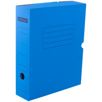 Архивный короб Officespace синяя, A4, 75мм
