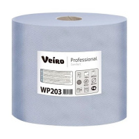 Протирочная бумага Veiro Professional Comfort WP203, в рулоне с центр вытяжкой, 175м, 2 слоя, синяя