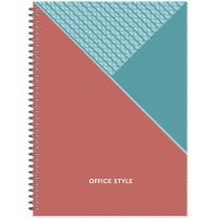 Блокнот Attache Economy Office Style А4, бежевый, в клетку, 96 листов