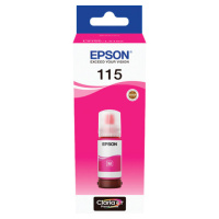 Чернила EPSON 115 (C13T07D34A) для СНПЧ L8160/L8180, пурпурные, объем 70 мл, ОРИГИНАЛЬНЫЕ,  C13T07D3