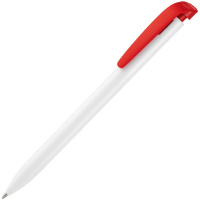 Ручка шариковая Favorite белая с красным