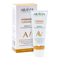 Крем для лица Aravia Laboratories SPF 50 Hydrating Sunscreen, дневной фотозащитный, 50мл