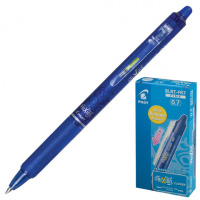 Ручка гелевая стираемая Pilot Frixion Clicker BLRT-FR-7 синяя, 0.7мм, с ластиком