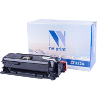 Картридж лазерный Nv Print CF332AY, желтый, совместимый
