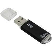USB флешка Smart Buy V-Cut 8Gb, 15/5 мб/с, черный