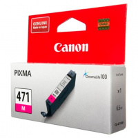 Картридж струйный Canon CLI-471M, пурпурный, (0402C001)