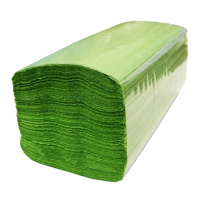 Бумажные полотенца Lime эконом листовые, фисташковые, V укладка, 250шт, 1 слой, 210850