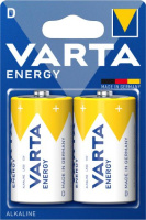Батарейка Varta Energy Alkaline LR20 D, 2шт/уп
