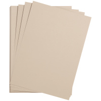 Цветная бумага Clairefontaine Etival color светло-серый, 500х650мм, 24 листа, 160г/м2, легкое зерно