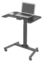Стол для ноутбука Cactus VM-FDE101 80x60x123см, черный, столешница МДФ