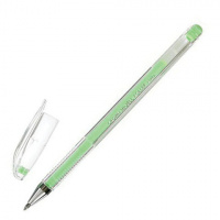 Ручка гелевая CROWN 'Hi-Jell Pastel', ЗЕЛЕНАЯ ПАСТЕЛЬ, узел 0,8 мм, линия письма 0,5 мм, HJR-500P