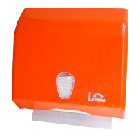 Диспенсер для полотенец листовых Lime оранжевый, mini, V укладка, 926003