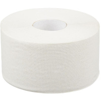 Туалетная бумага Luscan белая, 1 слой, 200м, 12 рулонов