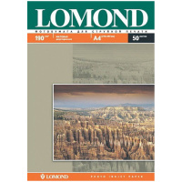 Фотобумага для струйных принтеров Lomond А4, 50 листов, 190г/м2, матовая, двусторонняя, 102015