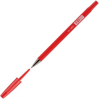 Ручка шариковая Attache Style красная, 0.5мм