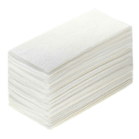 Бумажные полотенца листовые Экономика листовые, V сложения, двухслойные, белые, 200шт, 262202