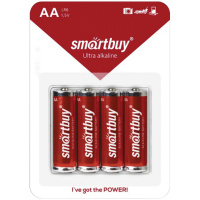 Батарейка Smart Buy AA LR06, BC4, 4шт/уп