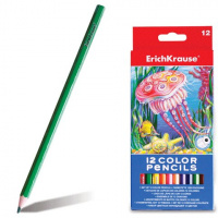 Набор цветных карандашей Erich Krause 12 цветов, 32878