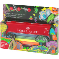 Карандаши цветные Faber-Castell 'Jumbo Grip Neon+Metallic', 10цв., трехгр., утолщ., заточ., картон,