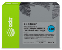 Картридж струйный Cactus CS-C8767 №130, 32мл, черный