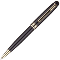 Шариковая ручка автоматическая Verdie Ve-100 Luxe 0.5мм, синяя, черный корпус