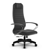 Кресло офисное Метта B 1m 6K1/K116, экокожа, черная, крестовина пластик 17831