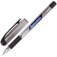Шариковая ручка Brauberg Signature синяя, 0.7мм, масляная основа, корпус с печатью