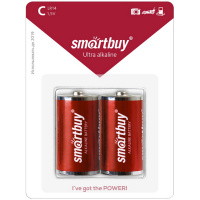 Батарейка Smart Buy С LR14, 2шт/уп