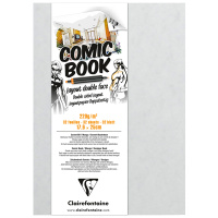 Скетчбук для маркеров 32л., 176*250 Clairefontaine 'Comic book', на склейке, 220г/м2