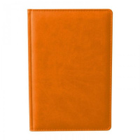 Ежедневник недатированный Attache Сиам оранжевый, А5, 176 листов, искусственная кожа