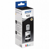 Чернила EPSON (C13T00Q140) для СНПЧ L7160/L7180, черный пигментный, оригинальные, ресурс 8000 страни
