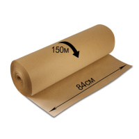 Крафт-бумага для упаковки в рулоне Brauberg 840мм х 150м, 78 г/м2