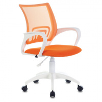 Кресло офисное Brabix Fly MG-396W сетка, оранжевая, крестовина пластик