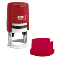 Оснастка для круглой печати Colop Printer d=40мм, рубиновая, с крышкой