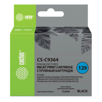 Картридж струйный Cactus CS-C9364 №129, 15мл, черный