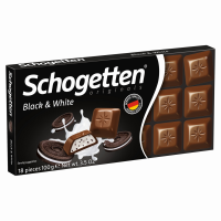 Шоколад Schogetten Черный-белый, молочный, 100г