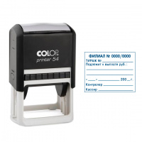 Оснастка для прямоугольной печати Colop Printer 54 50х40мм, черная