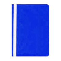 Скоросшиватель пластиковый Бюрократ синий, А4, PS20BLUE