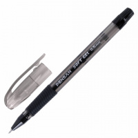 Ручка гелевая Pensan Soft Gel Fine черная, 0.5мм