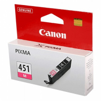 Картридж струйный CANON (CLI-451M) Pixma iP7240 и другие, пурпурный, оригинальный, 6525В001
