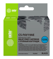 Картридж струйный Cactus CS-F6V19AE 123XL черный (480стр.) (18мл) для HP DeskJet 1110/1111/1112/2130