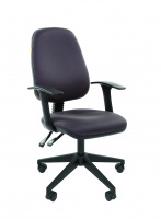 Кресло офисное Chairman 661 ткань, темно-серая, крестовина пластик